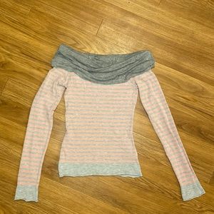 Bebe off the shoulder shirt